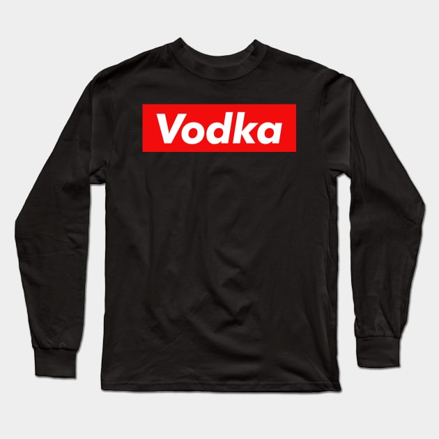 Vodka Long Sleeve T-Shirt by monkeyflip